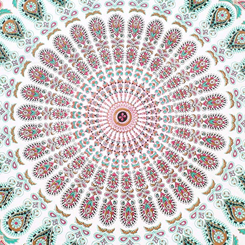 Raajsee rotondo spiaggia arazzo hippie mandala