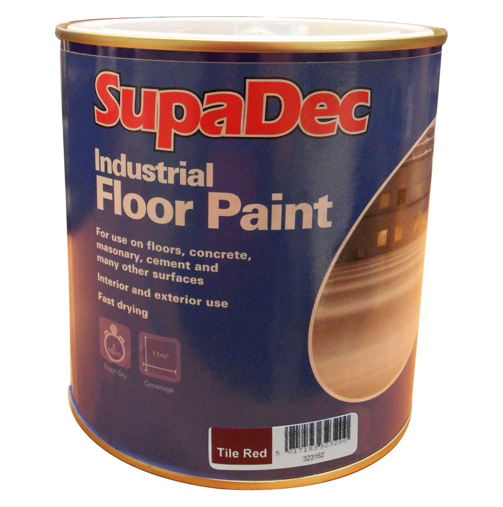Supadec Tile Red 1L Industrial Floor Paint 1L Tile Red