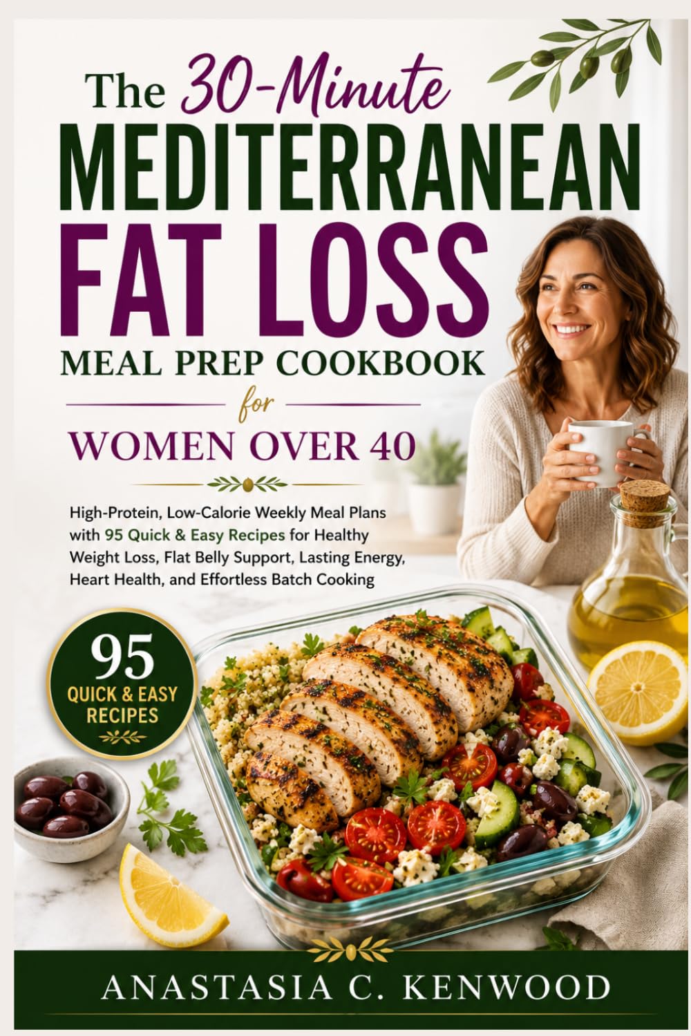 The 30-Minute Mediterranean Fat Loss Meal Prep Cookbook for Women Over 40 (The Food as Medicine Series)