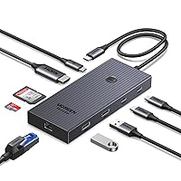 UGREEN Revodok Pro 1091 10Gbps Hub USB C HDMI 4K 60Hz Ethernet Gigabit PD 100W Lettore