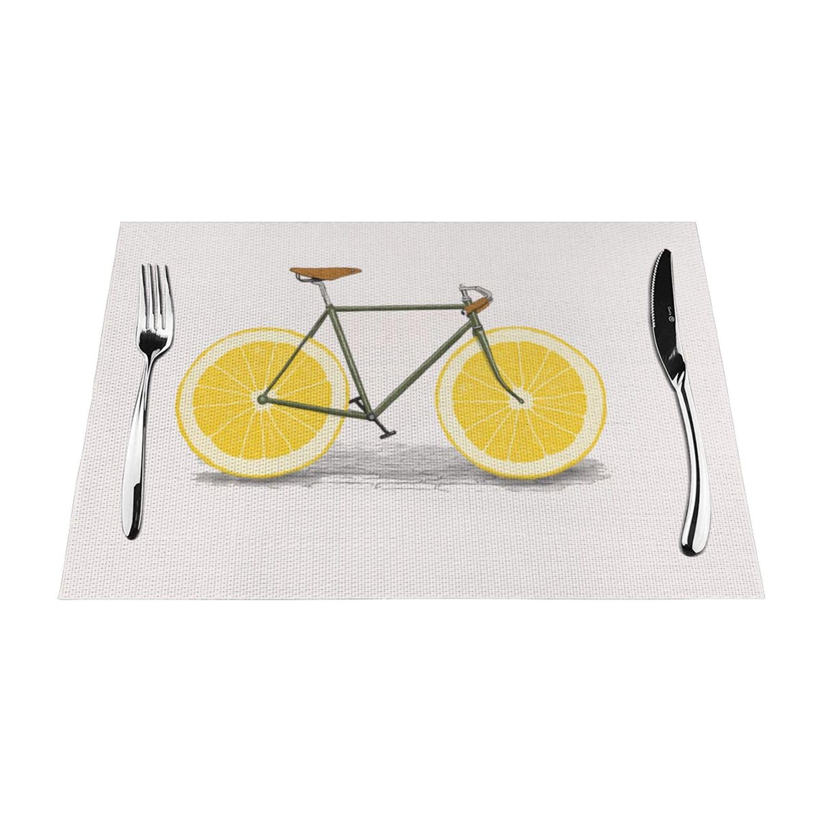 Set de table en PVC lavable fini les taches sur la nappe