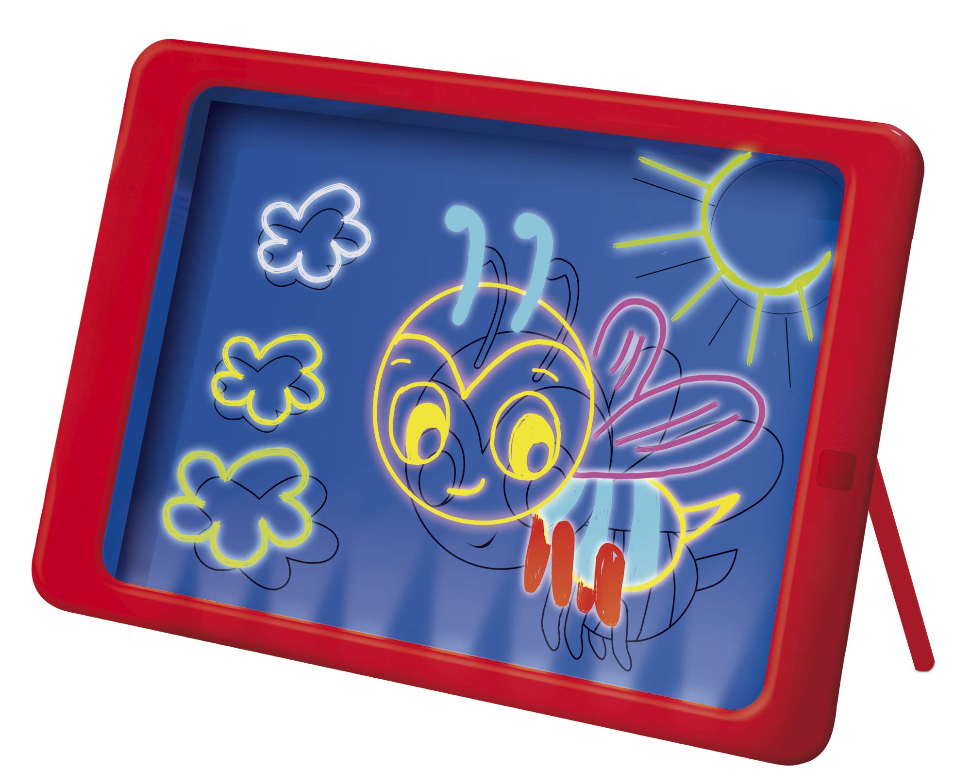 Liscianigiochi - Carotina Pizarra LED con fichas didácticas - Juego educativo preescolar para niños a partir de 3 años