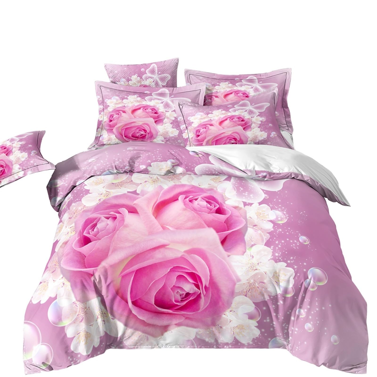 Single Duvet Cover Set Light Purple Pink Single Bed Duvet Cover Set
