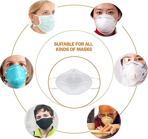 Miniatura 5 de Almohadillas de esponja antivaho para puente nasal, almohadillas de espuma viscoelástica para nariz, tiras de protección autoadhesivas, almohadilla