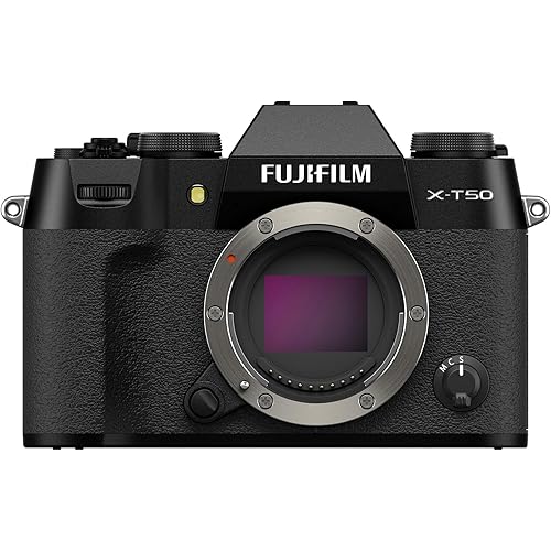 Fujifilm X-T50 Mirrorless Digital Camera Body - Black
