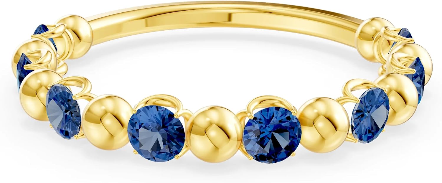 PEORA Round Cut Blue Sapphire Stackable Band Available in Solid 10K, 14K or 18K Ring – White, Yellow or Rose Gold