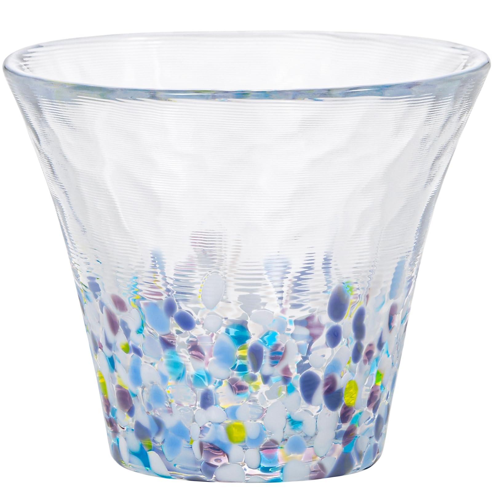 Aderia Tsugaru Vidro Fukei Snow Light Sake Glass 2.5oz Made in Japan