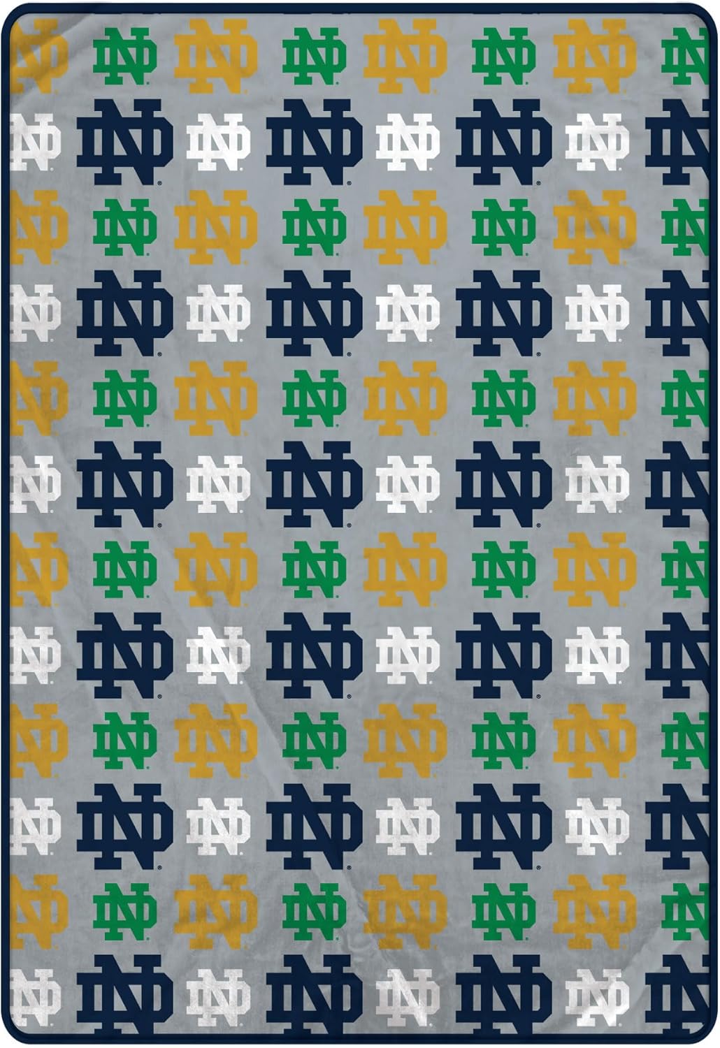 Pegasus Sports NCAA Notre Dame Fighting Irish Logo Roll Ultra Cozy Oversized Blanket