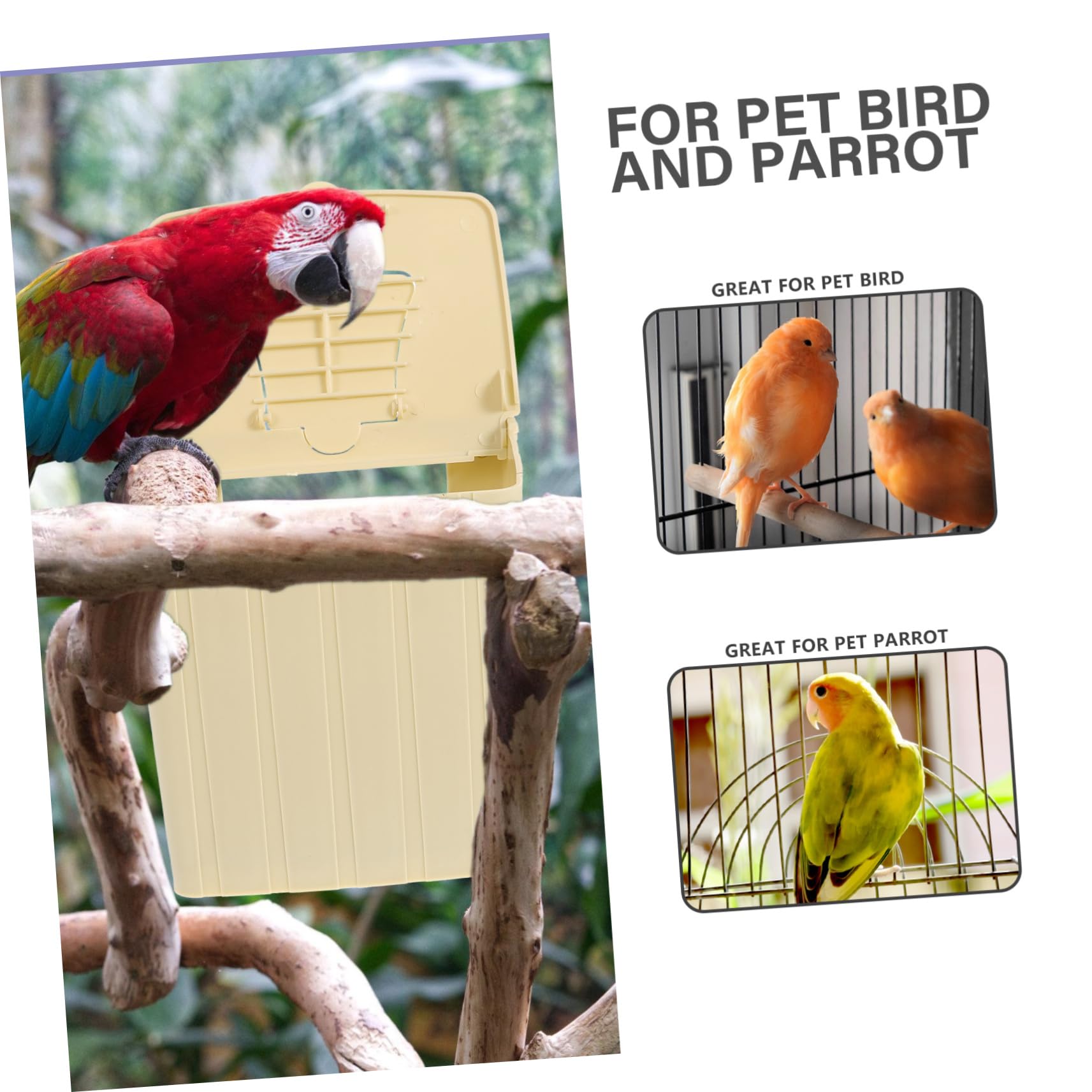 VANZACK Vogelzuchtnest Einfacher Stil Vogelkasten Nistkasten für Ziervögel Warmer Unterschlupf