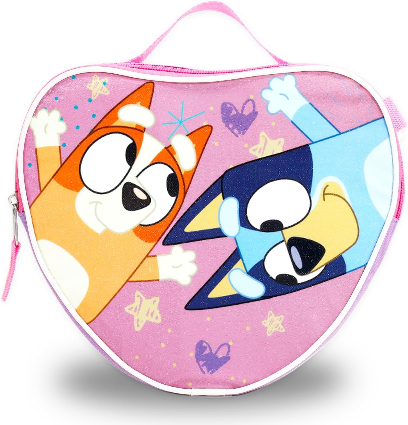 Bluey and Bingo Backpack with Lunch Box for Girls - Bundle with Pink 15" School Bag, Lunch Bag, and More | Bluey School Supplies for Kids