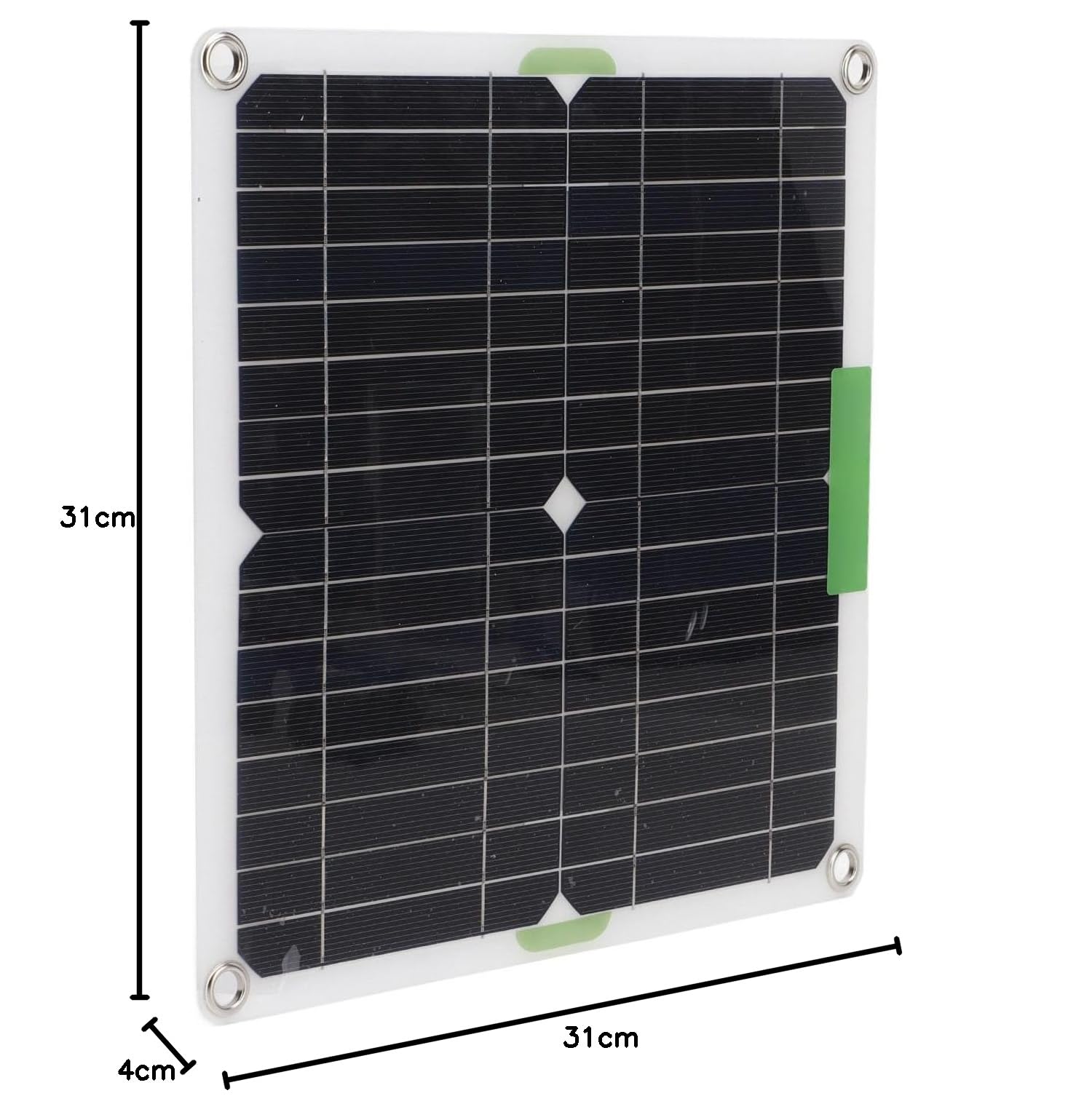 Monokrystaliczny Panel Słoneczny, Wysoka Współczynnik Konwersji 200W 12V Elastyczna Energia Słoneczna z 10 w 1 Adapterze dla RV Camping Home Boats
