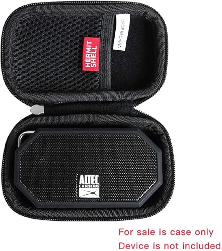 Miniatura 8 de Hermitshell Estuche de viaje para Altec Lansing IMW257-BLK Mini H2O inalámbrico Bluetooth impermeable altavoz (solo caso) (rojo)