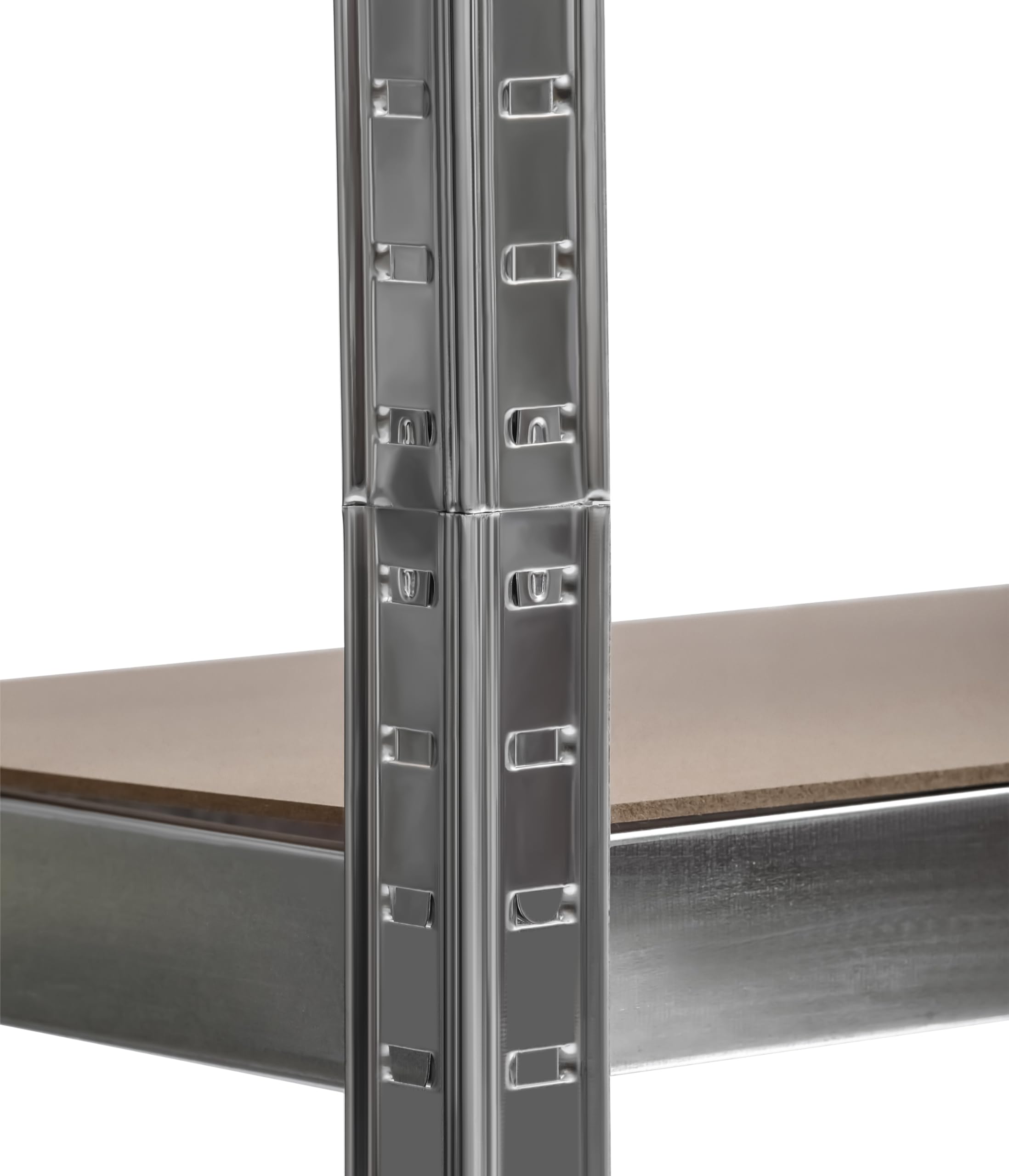 SCHULTE Regalwelt Stecksystem-Schwerlastregal 5 MDF Böden 180x120x40 cm (HxBxT), verzinkt