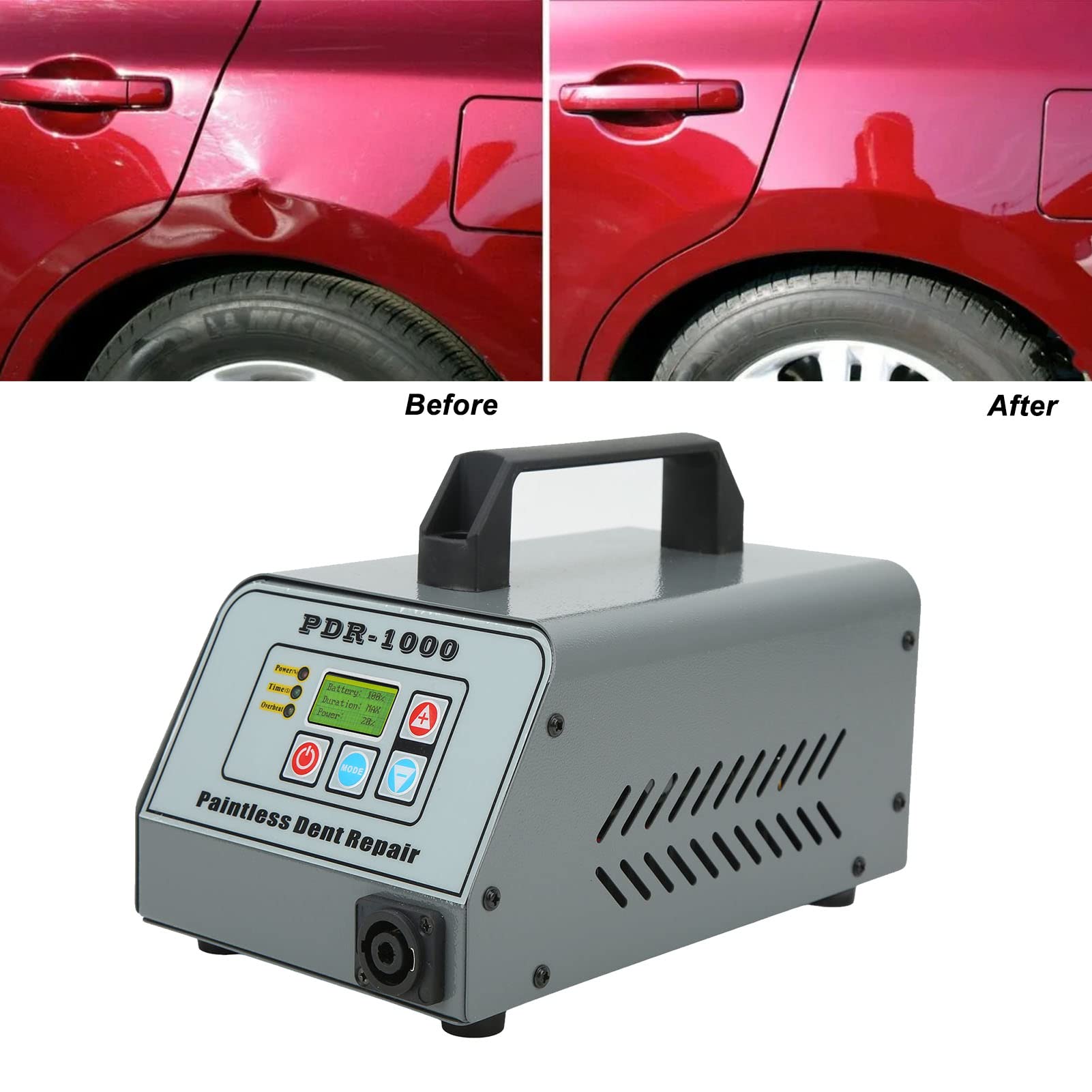 Machine de réparation de carrosserie de Voiture ,Machine de réparation de tôle chauffante Haute Puissance 1000w pour RV (Prise UE 220v) , Outil de débosselage