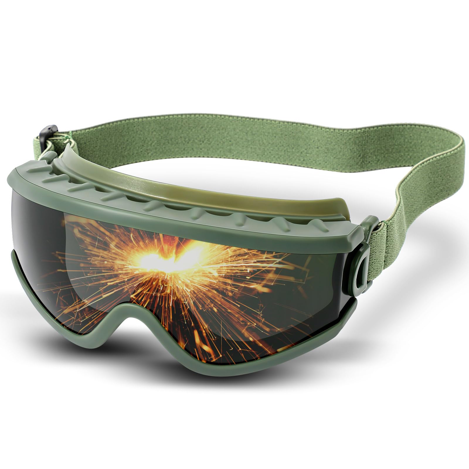 Relaxweex Gafas de soldadura de seguridad para soldar, con pantalla de 5 infrarrojos, antorcha de corte, gafas de soldadura para hombres, protección ocular, soldadura por arco, soldador de molienda,