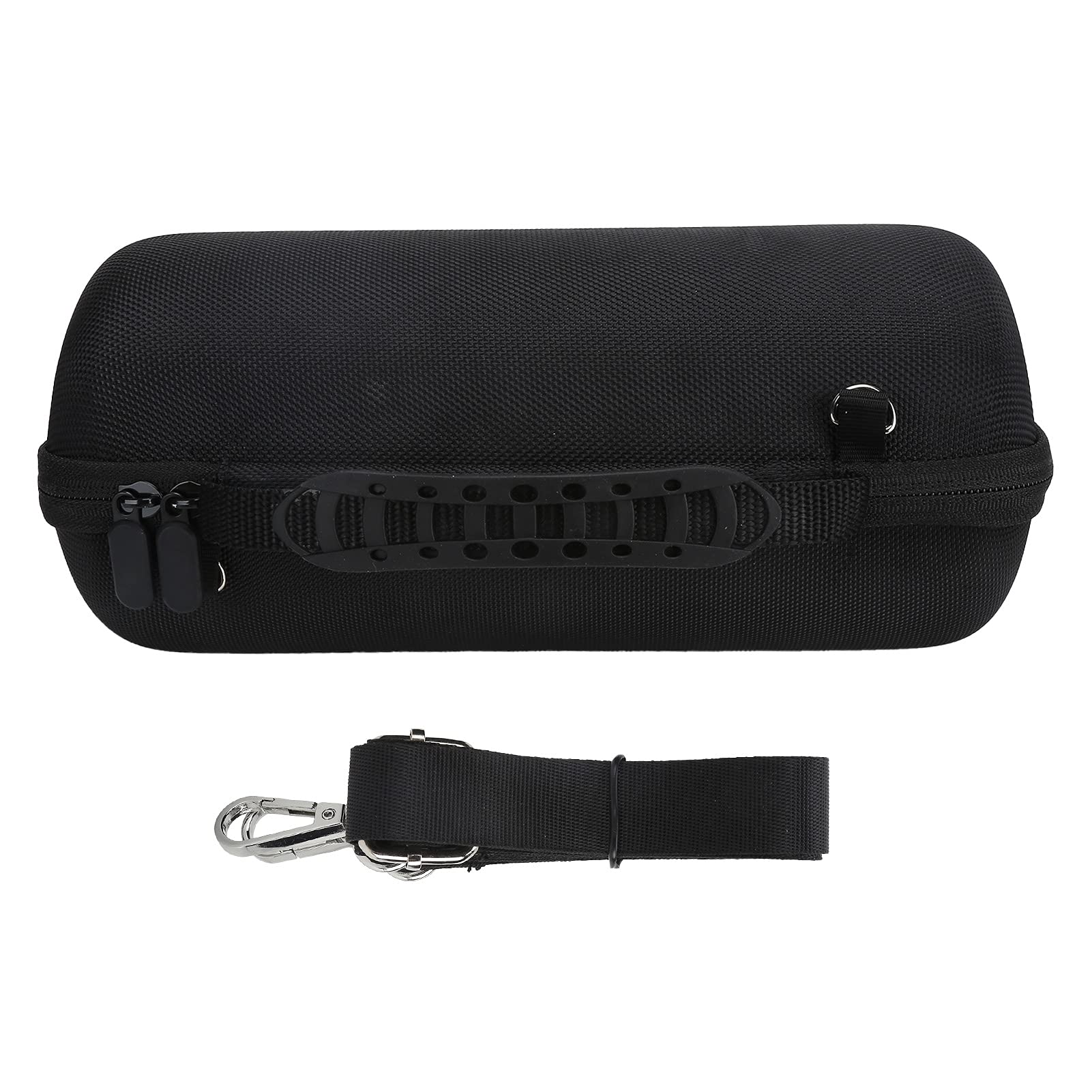 Hartschalen-Tasche für Bose SoundLink Revolve+ II, EVA-Tragetasche, Ersatz-Aufbewahrungstasche für kabellose Revolve+ II Lautsprecher, mit verstellbarem Gurt (schwarz)