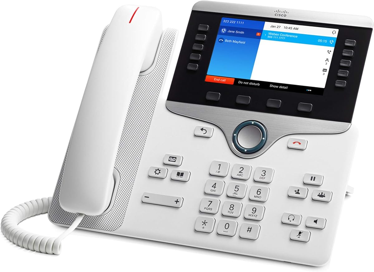 Teléfono VoIP 8841 (fuente de alimentación no incluida), negro (CP-8841-K9=)