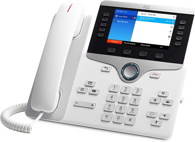 Teléfono VoIP 8841 (fuente de alimentación no incluida), negro (CP-8841-K9=)