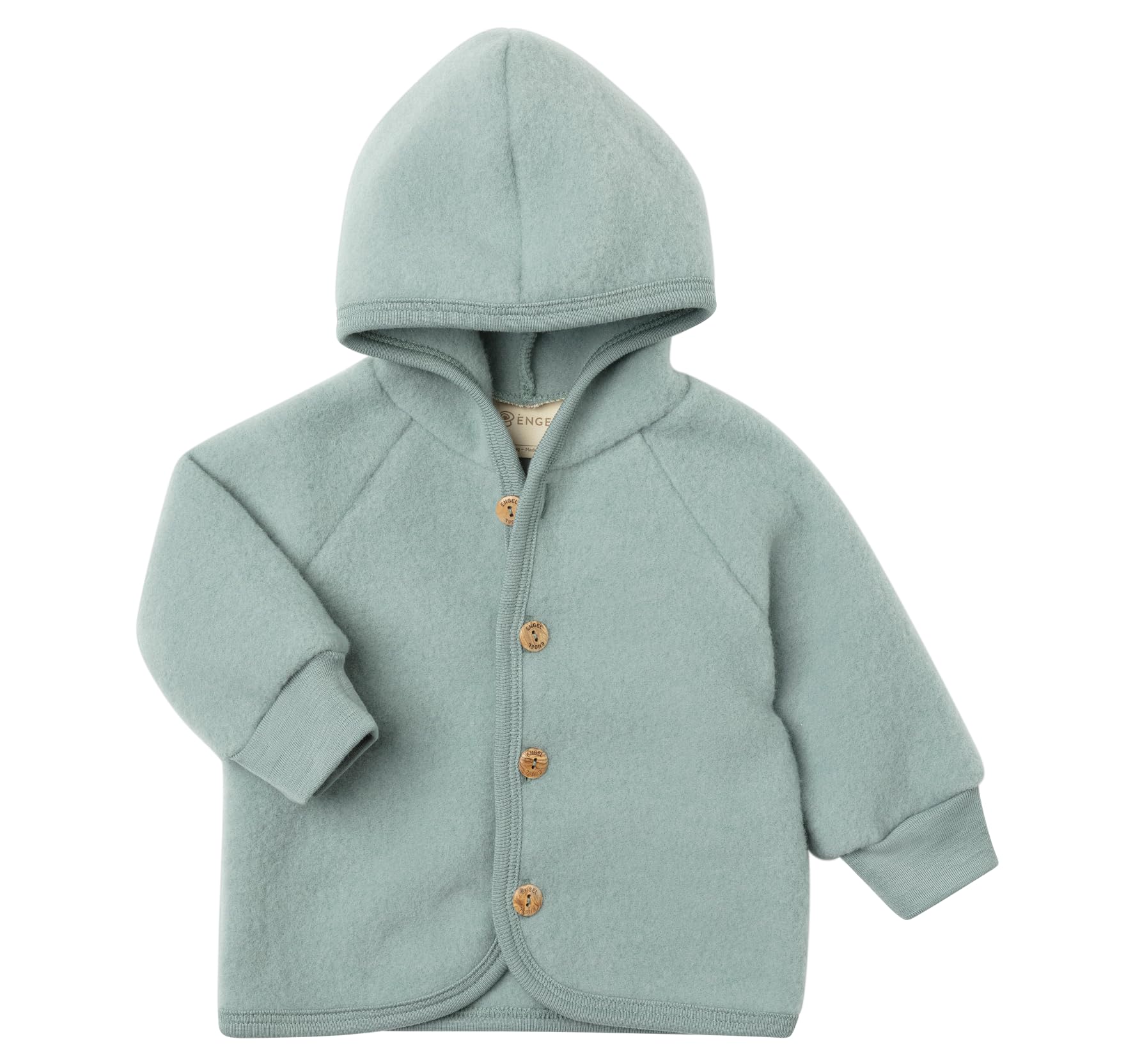 Engel Veste à capuche pour bébé en laine polaire