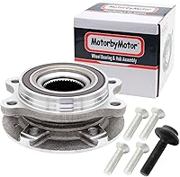 Vista 14 de MotorbyMotor 513188 Cojinete de rueda delantera y conjunto de cubo de 6 lengüetas con ABS para Chevy Trailblazer SSR, GMC Envoy, Buick Rainier