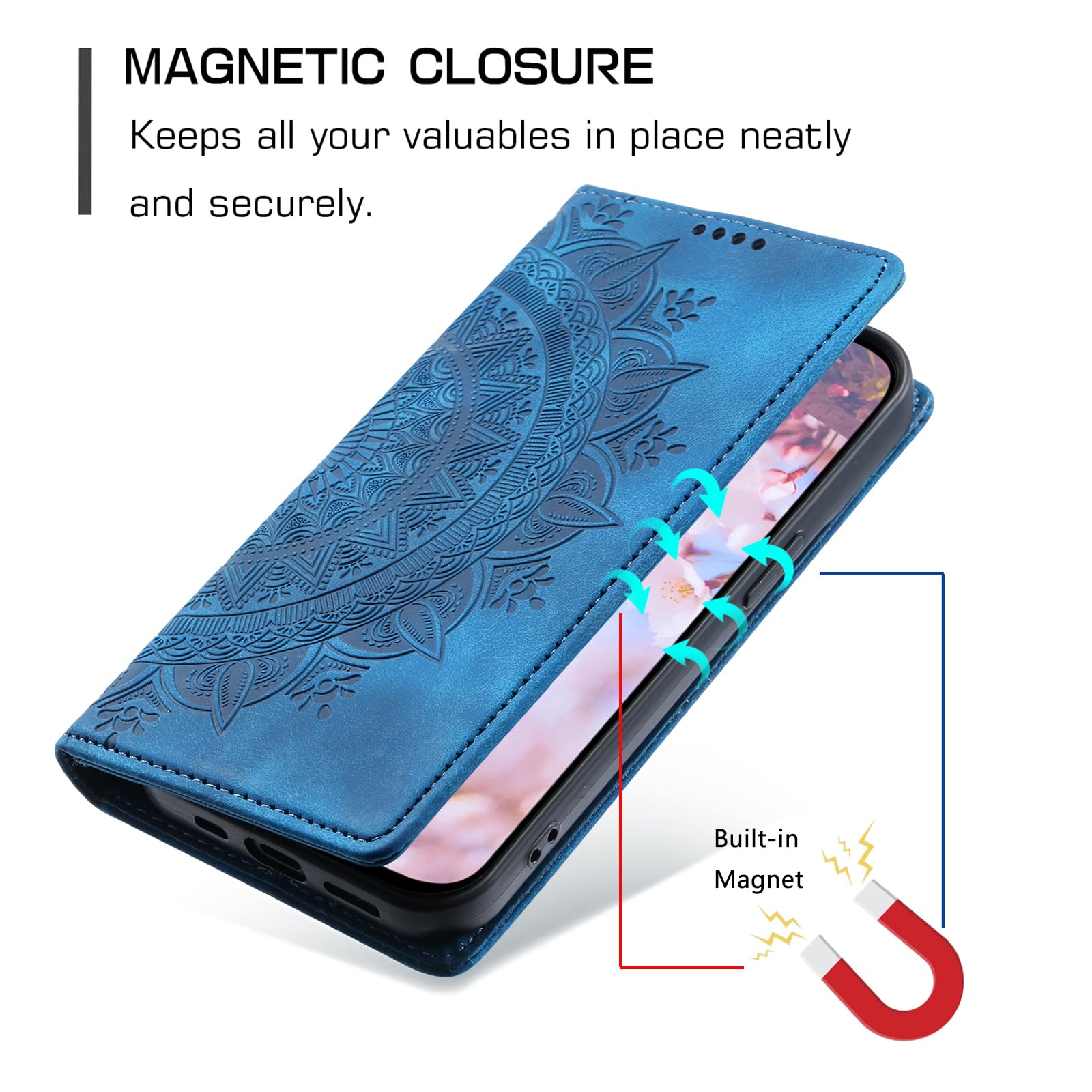 Leder-Handyhülle Für OPPO Find X5 5G – Klapphülle Mit Ständer, Stoßfest, Schlank, Mehrere Farben