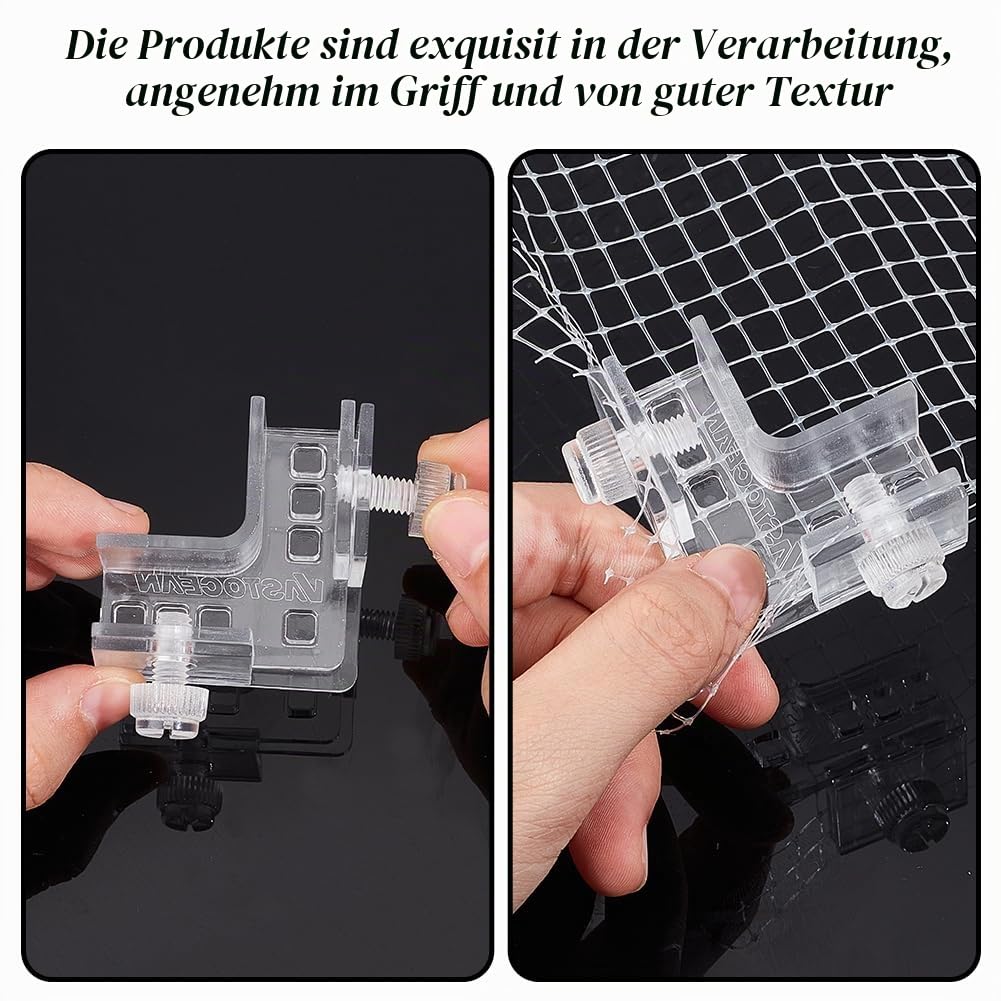 OLYCRAFT 1 x 0.93 m Schutznetz Für Aquariumdeckel Mit Schraubverschluss Kunststoff Maschennetz Für Fische Aquarium Siebdeckel Fischtank Maschennetz Siebabdeckung Aquarium Maschendeckel