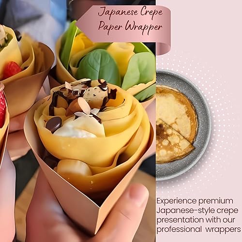 Miniatura 17 de Envoltura de crepé blanco de estilo japonés, resistente, 7.05 oz, con perforación de desgarro (paquete de 2000)