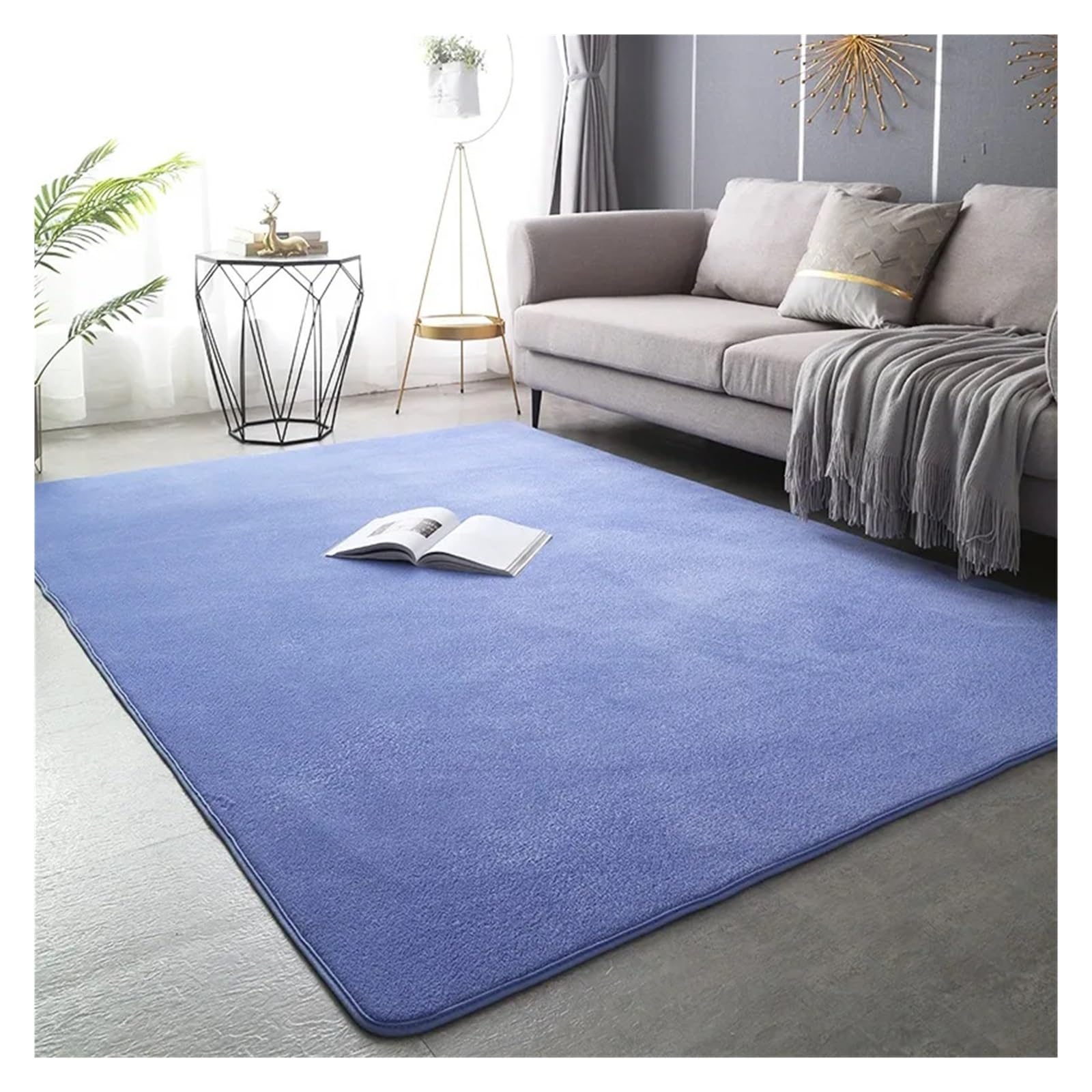 Tapis chambre en velours doux pour réveils chaleureux au salon