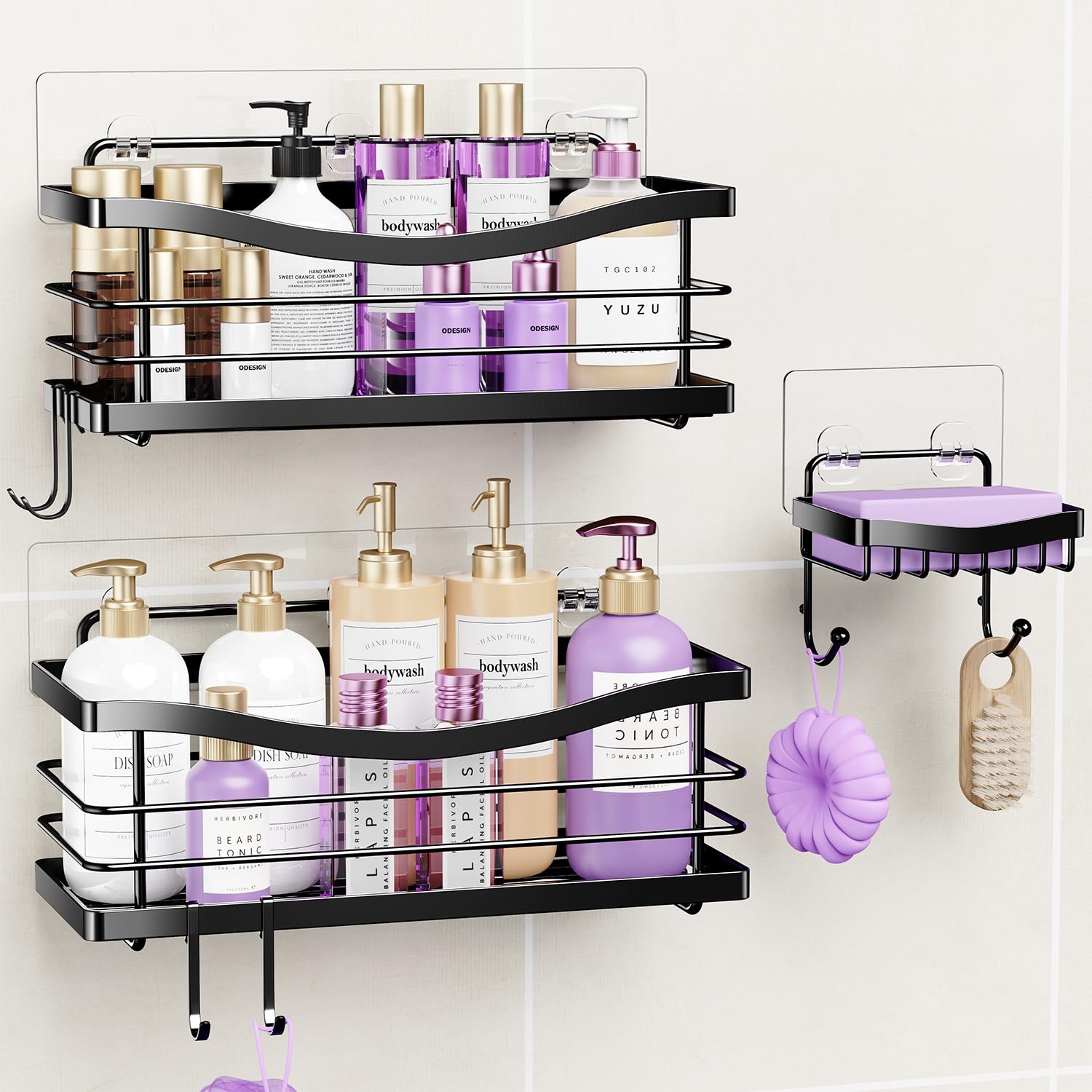 ODesign Shower Caddy 3-Pack