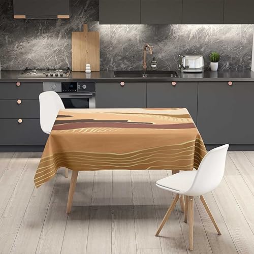 Miniatura 7 de Mantel rectangular de bambú para mesa de 54 x 54 pulgadas