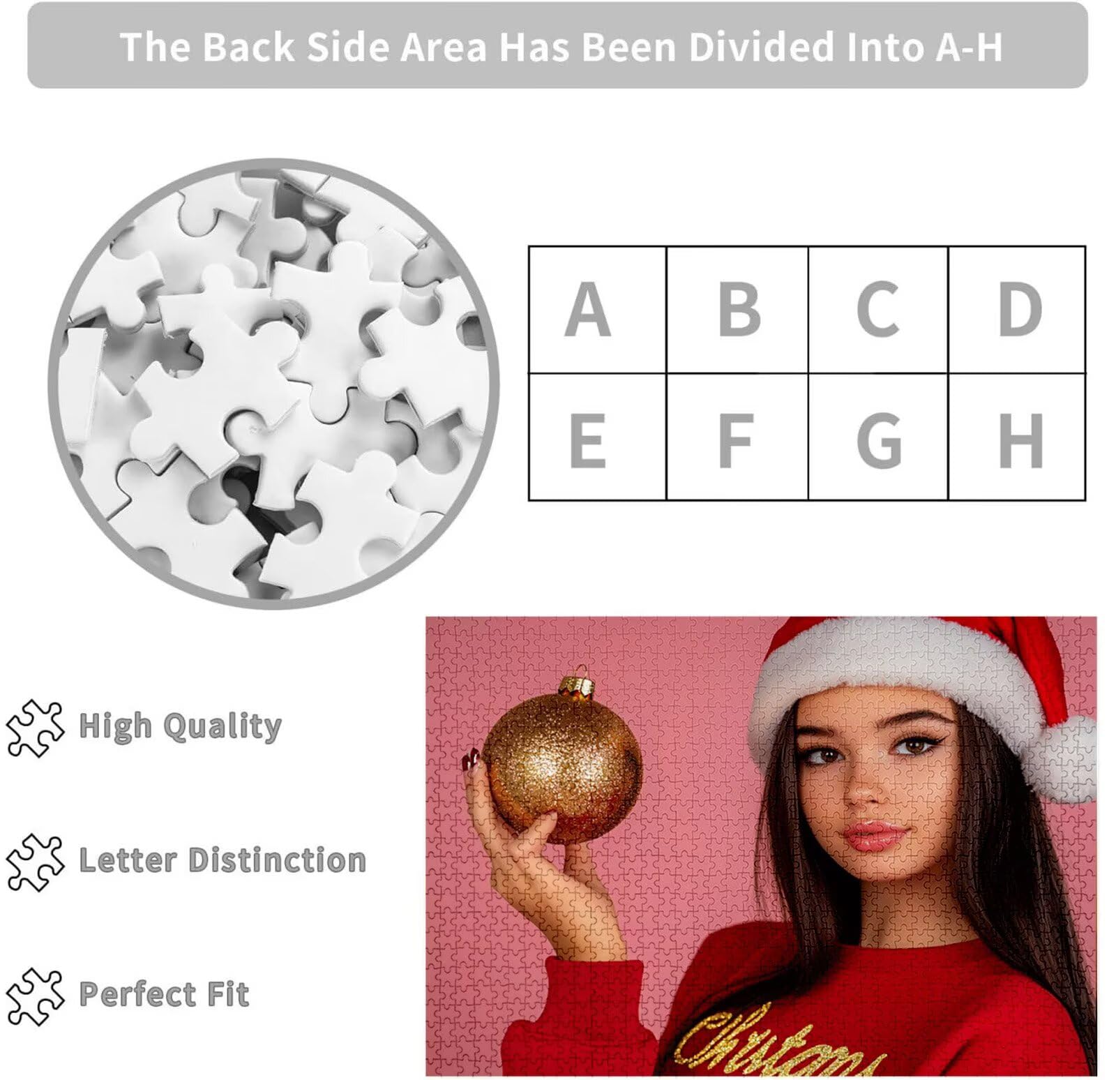 Spersonalizowane puzzle ze zdjęciami dla dorosłych, niestandardowe puzzle ze zdjęciem - 1000/1500/2000/3000/4000/5000 sztuk, spersonalizowane drewniane puzzle ze zdjęciem, prezenty dla rodziny, C-285