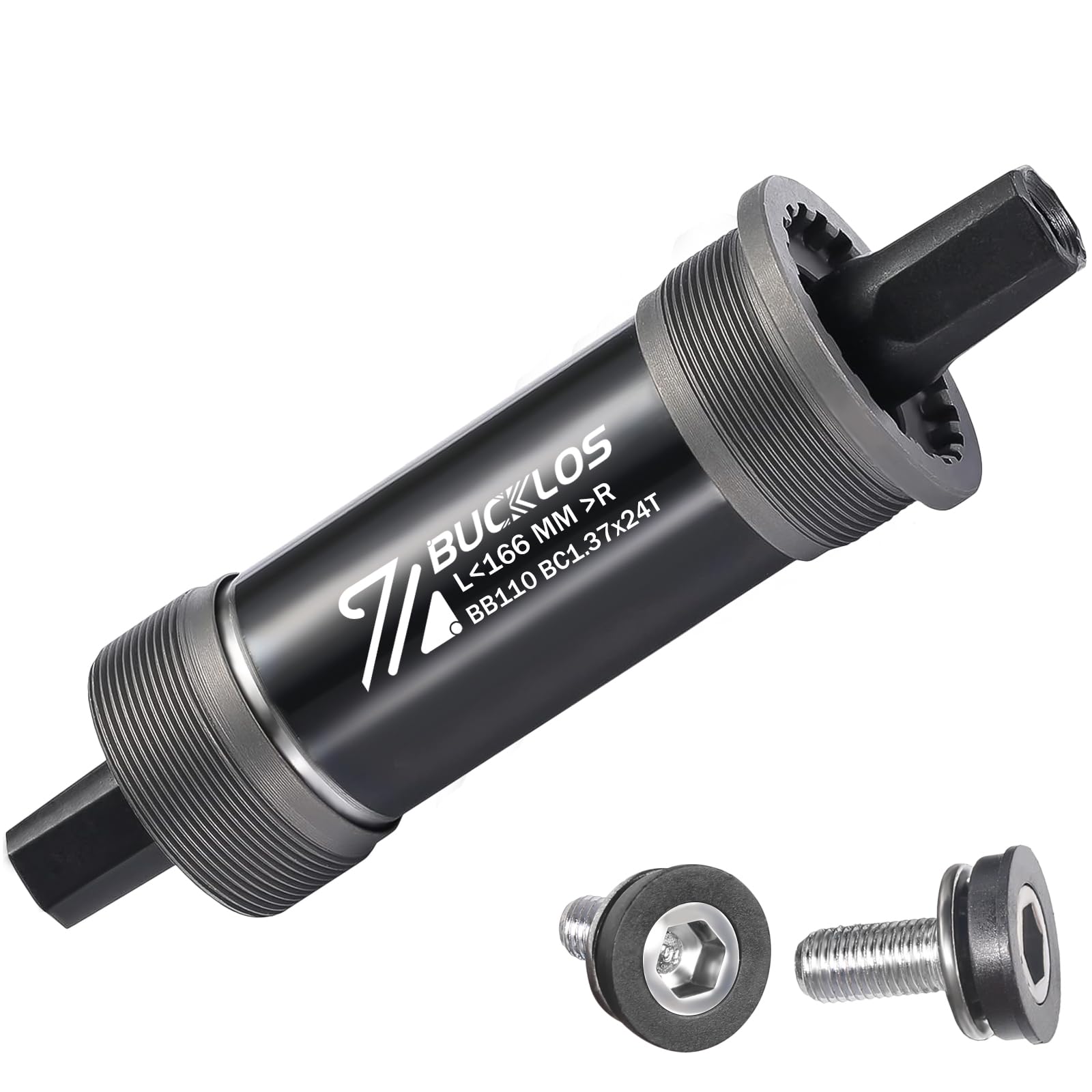 JIASHUNHE Bottom Bracket Bottom Bracket Bicycle Square Road Mountain Bike(BB110-166MM)