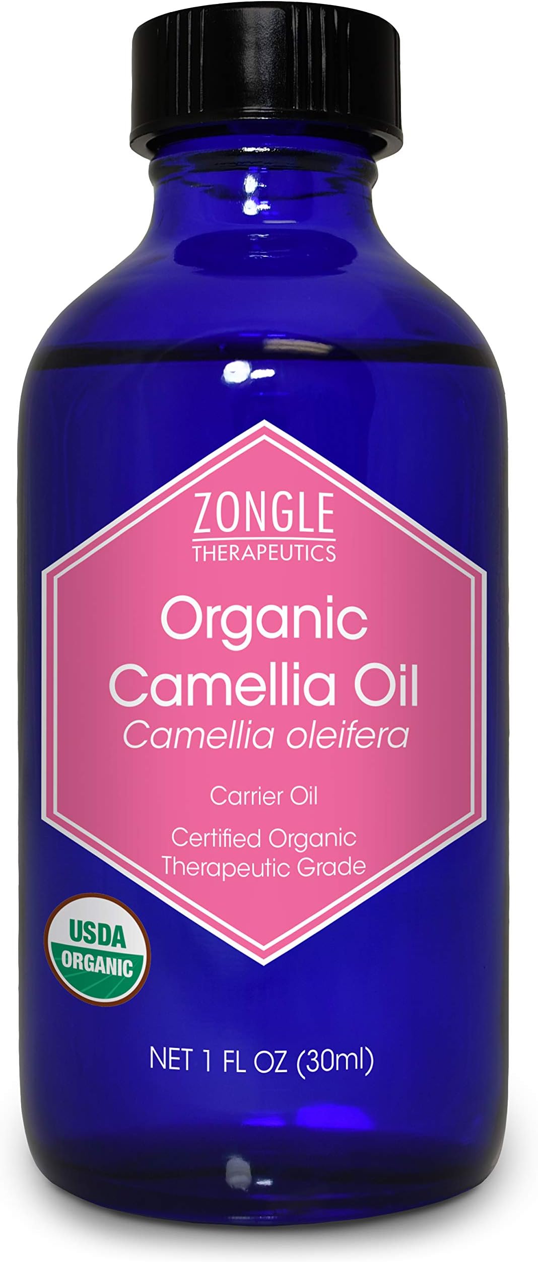 Zongle USDA Certified Organic Camellia Oil, Camellia Oleifera, 1 OZUSDA Organic
