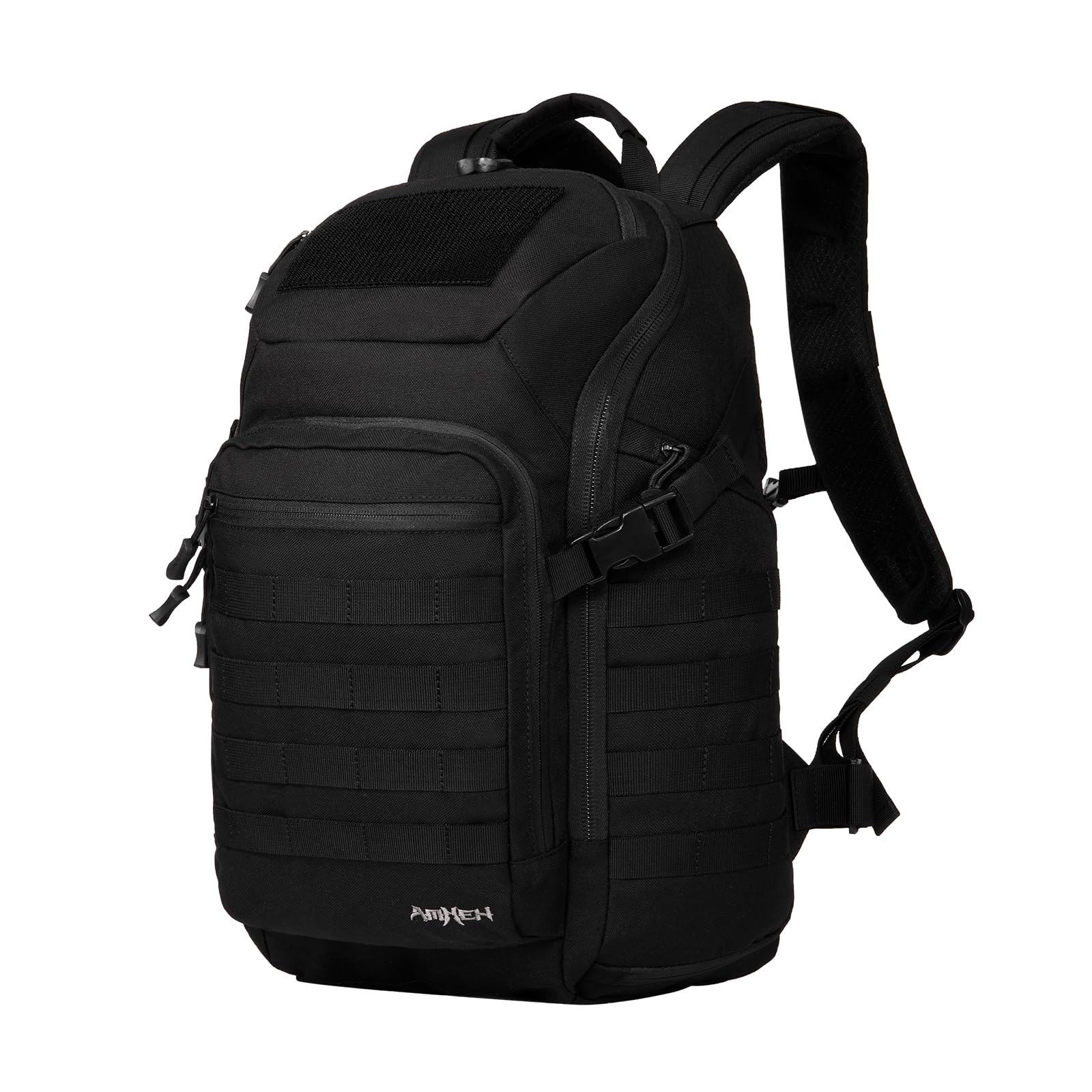 32L Military Tactical Backpack | Fit 17 Inch Laptop, Molle, EDC, Work, Hiking, Survival, Travel, Fit Most Men's Body (Black)