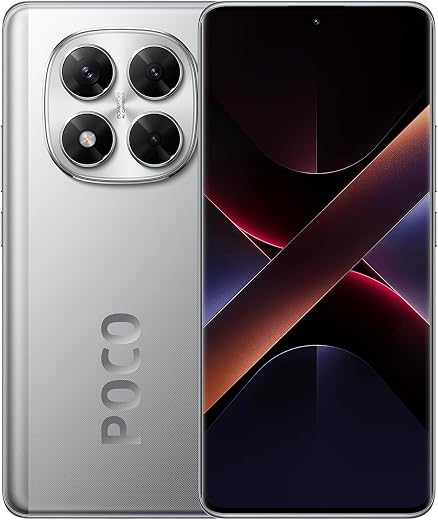 Smartphone Xiaomi Poco X7 5G NFC Silver (Prata) 12GB RAM 512GB ROM [24095PCADG]