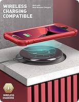 Vista 7 de i-Blason Ares - Funda para iPhone SE 2022 (3ª generación), [protector de pantalla integrado] Funda transparente resistente de doble capa para iPhone