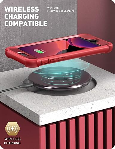 Miniatura 7 de i-Blason Ares - Funda para iPhone SE 2022 (3 generación), protector de pantalla integrado Funda transparente resistente de doble capa para iPhone SE