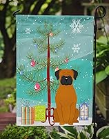 Vista 205 de Caroline's Treasures BB4243GF Bandera de jardín con texto en inglés «Merry Christmas» con texto en inglés «Merry Christmas», bandera decorativa