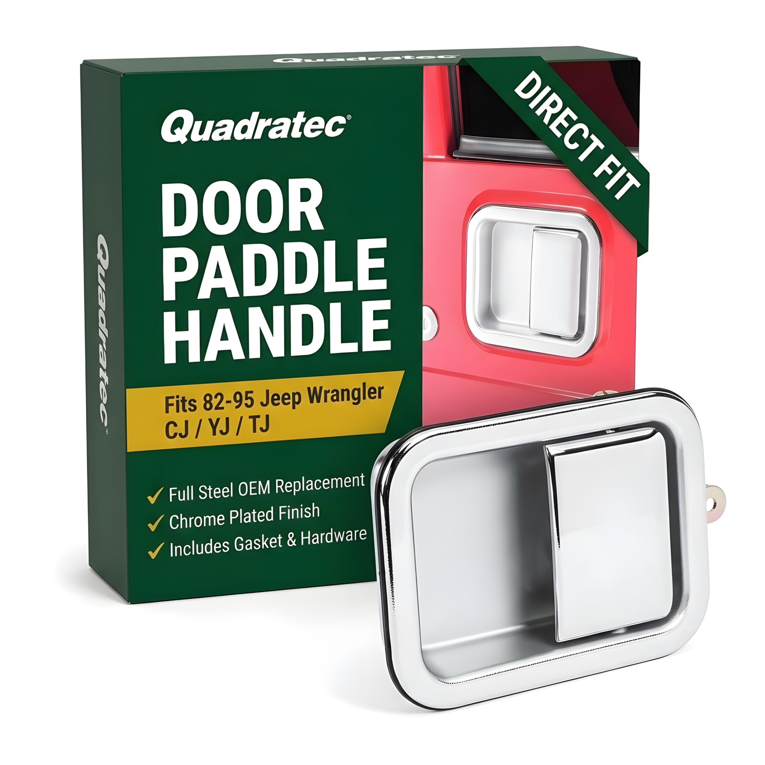 Amazon.com: Quadratec Exterior Paddle Door Handle for Full Steel