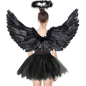 Tutu Costume Angelo E Diavolo Fai Da Te Vestito Halloween Angelo