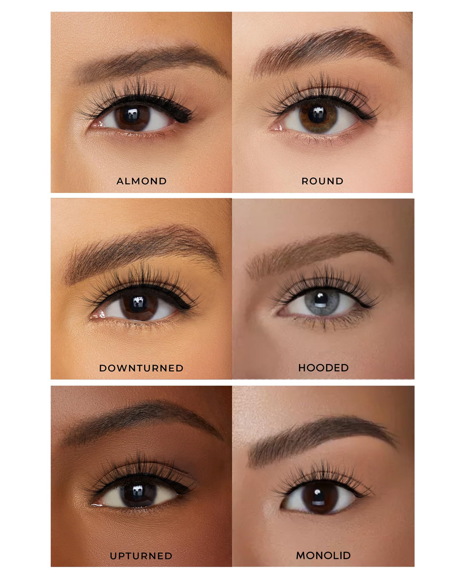 Mink Lashes Natural Look Wispy Eyelashes Short Wispy False Lashes 9mm 3D Strip Fake Eyelashes C Curl Eye Lashes 7 pairs S2: 82-SUGAR