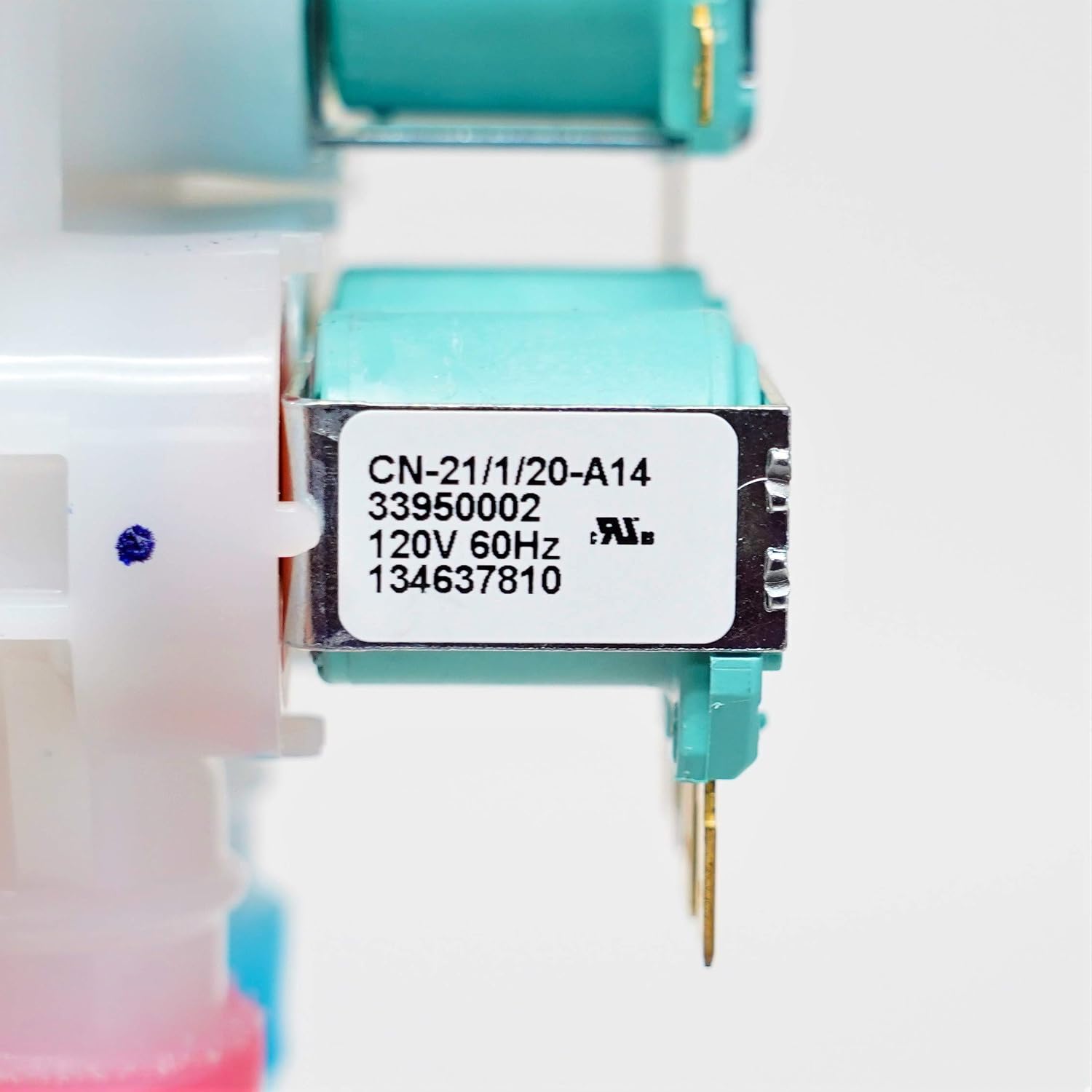 Choice Parts 134637810 for Electrolux Frigidaire Washing Machine Water Inlet Solenoid Valve