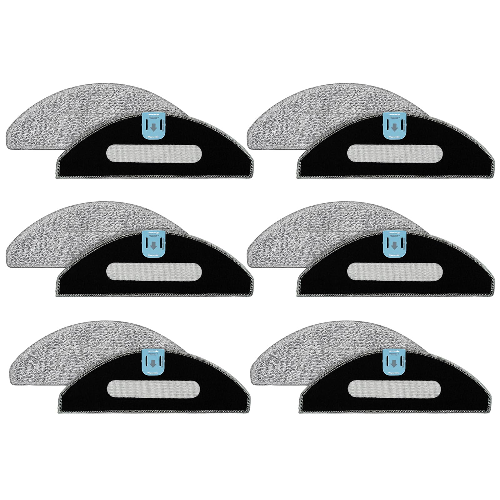 Buxuaaaa Efficient Replacement Part Mop Rag Spare Part Microfiber Mop Cleaning Heads Pads Sweeping Robot Accessories Pads