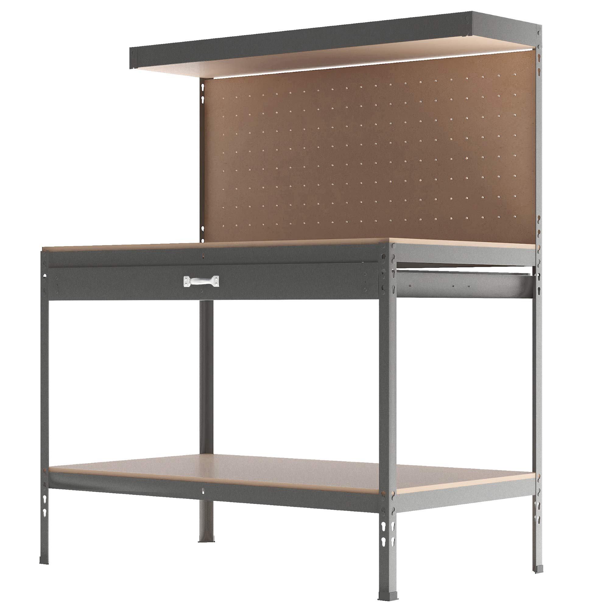 Buy Workbench with Drawers Steel Garage Work bench Easy Assemble