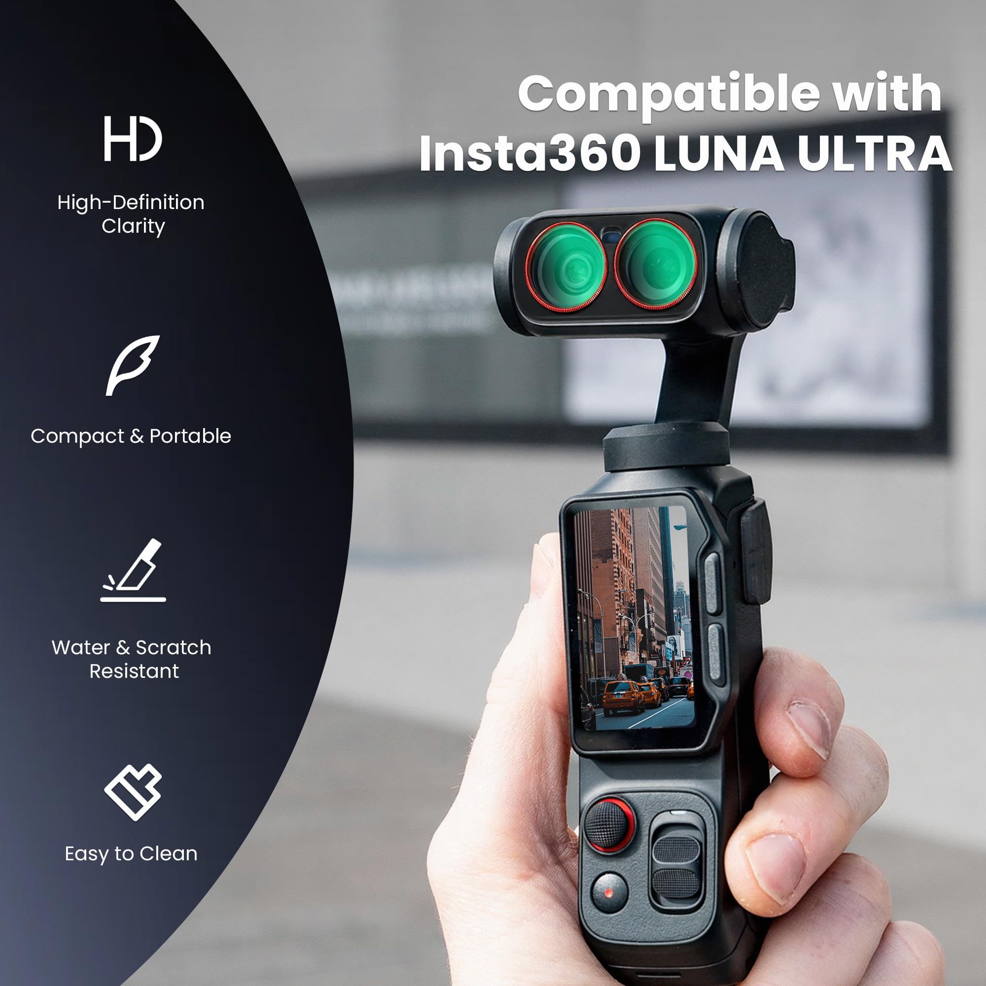 Walkingway UV, CPL, Black Mist 1/4, filtr nocny LPR do Luna Ultra
