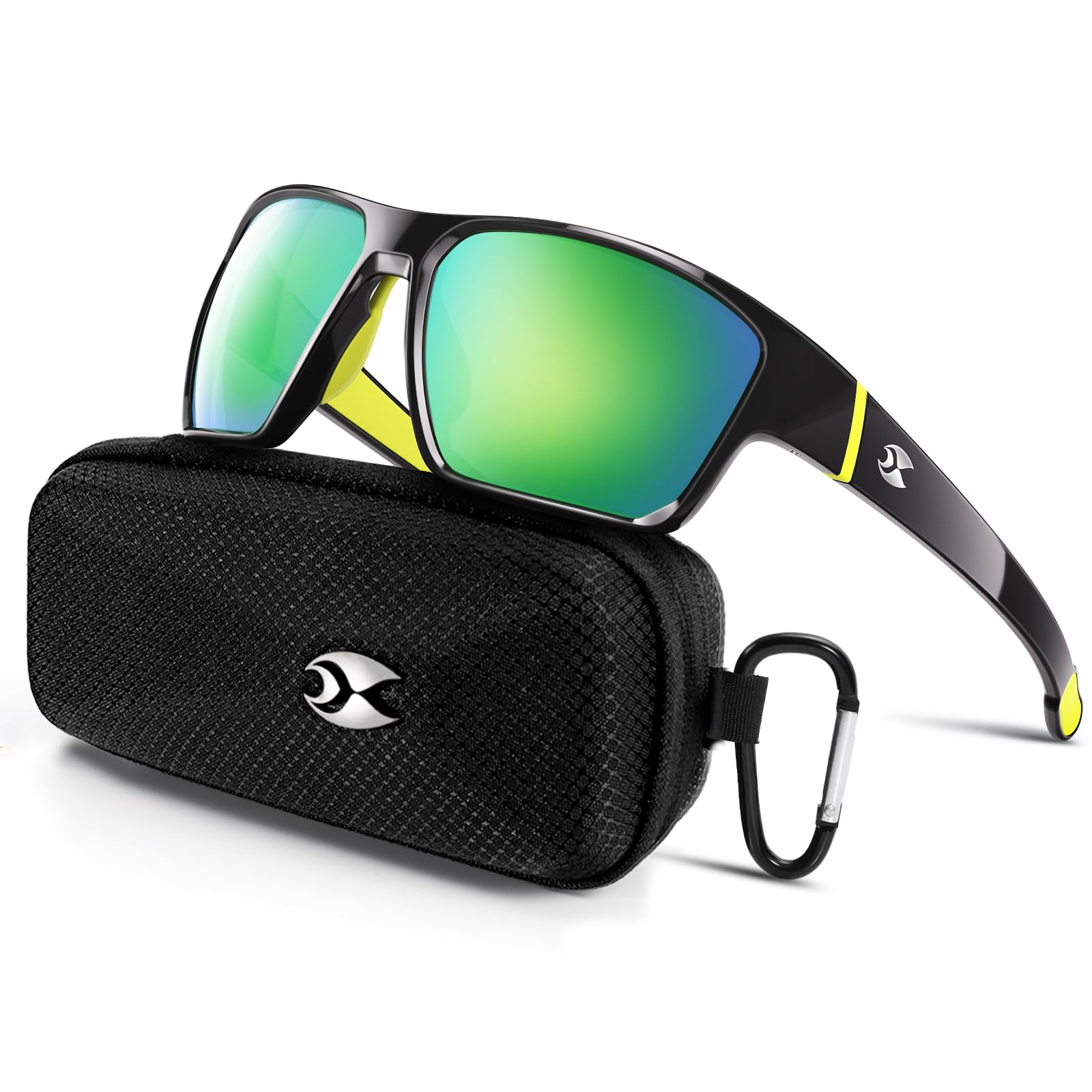 suoso Sports Polarized Sunglasses for Men: Womens UV400 Protection Sun Glasses Wrap Around Goggles for Fishing Driving TR90