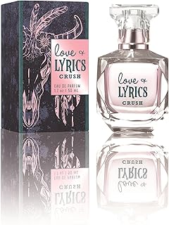 Tru Fragrance Beauty Love & Lyrics Crush Women's Perfume, 1.7 fl oz (50 ml) - Fruity Floral, Creamy Musk