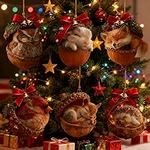 Funny Christmas Tree Decoration Forest Animal, 2026 New 2D Forest Animals Acorns Jewellery Pendant, Christmas Acrylic Animal Decor Forest Animal Acorn Ornaments Christmas Tree Decoration for Mantle