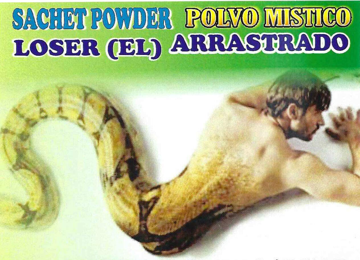 12 PIECES BRYBRADAN LOSER (MAN) POWDER/EL ARRASTRADO POLVO EN BOLSA 1/2 OZ 14 GR