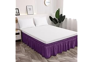 Purple Bed Skirt: Enhance Your Bedroom with Elegance and Functionality